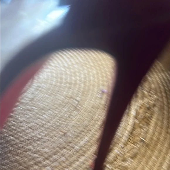 Christian Louboutin Burgundy Women's Shoes - Picture 8 of 12